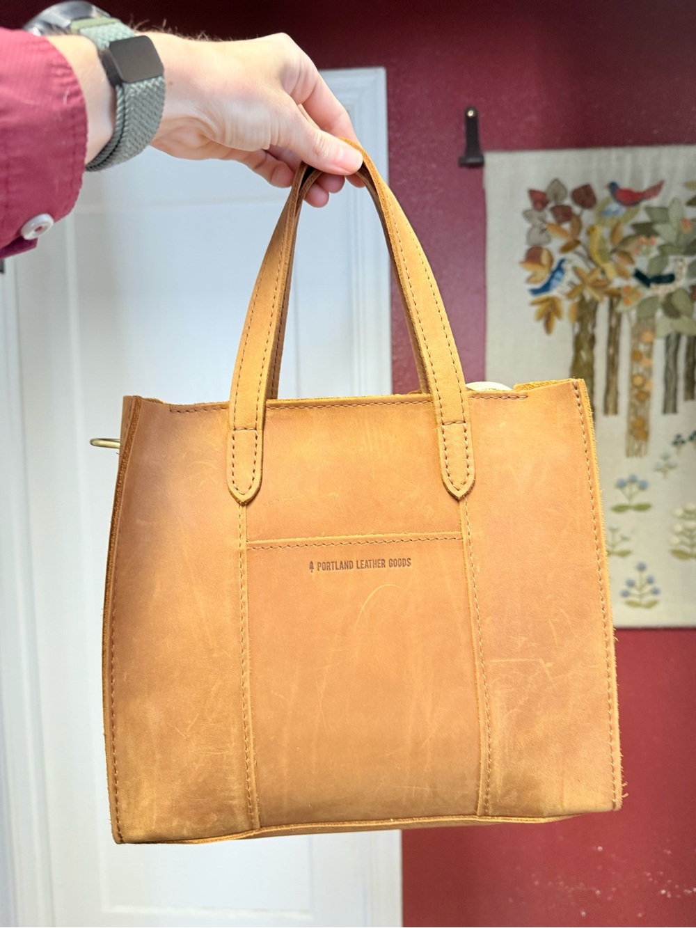 Portland Leather Classic Zip Lola in Dakota